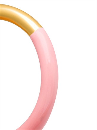 Lulu Copenhagen Double Color Ring Gold/Light Pink